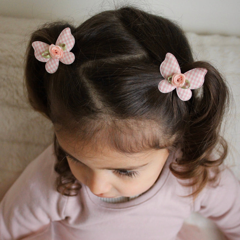 Garden Butterfly Pigtail // Pink