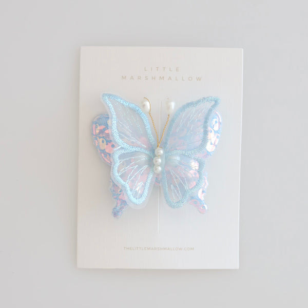 Clip // Butterfly - Mermaid Blue