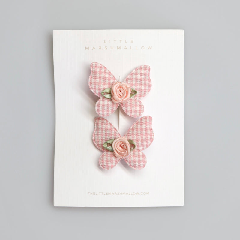 Garden Butterfly Pigtail // Pink