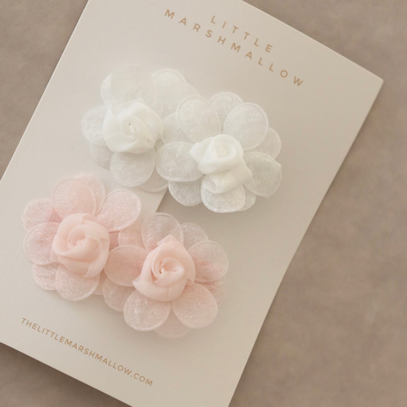 Clip // Chiffon Roses Set