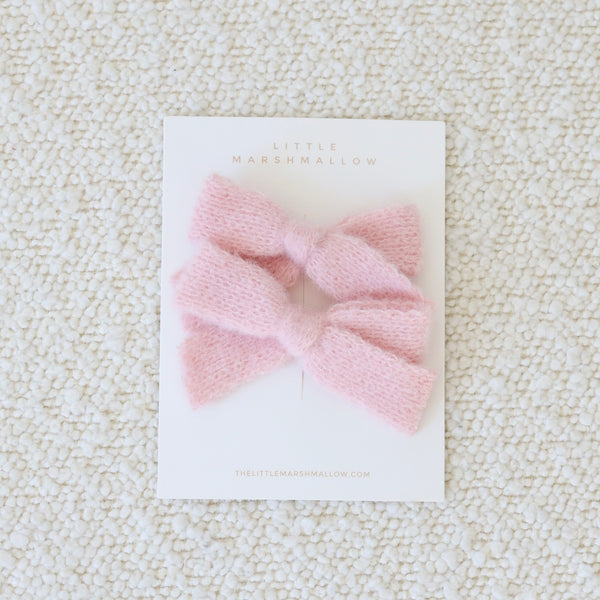 Knit Pigtails // Sweet Pink