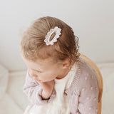 Crochet Clip // Soft Petal