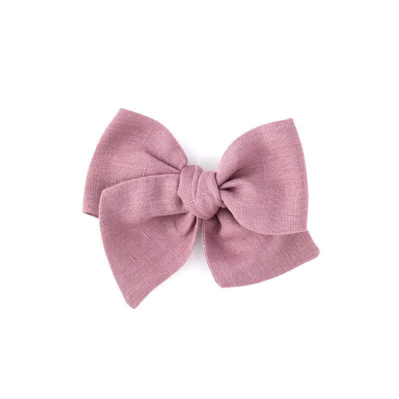 Large Pinwheel Bow // Dusky Orchid