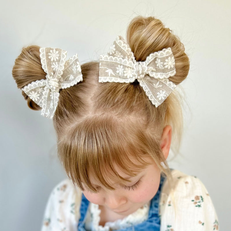 Lace Pigtail Set // Rosalie