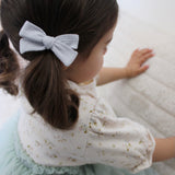 Classic Pigtail Set // Cotton Eyelet - Baby Blue