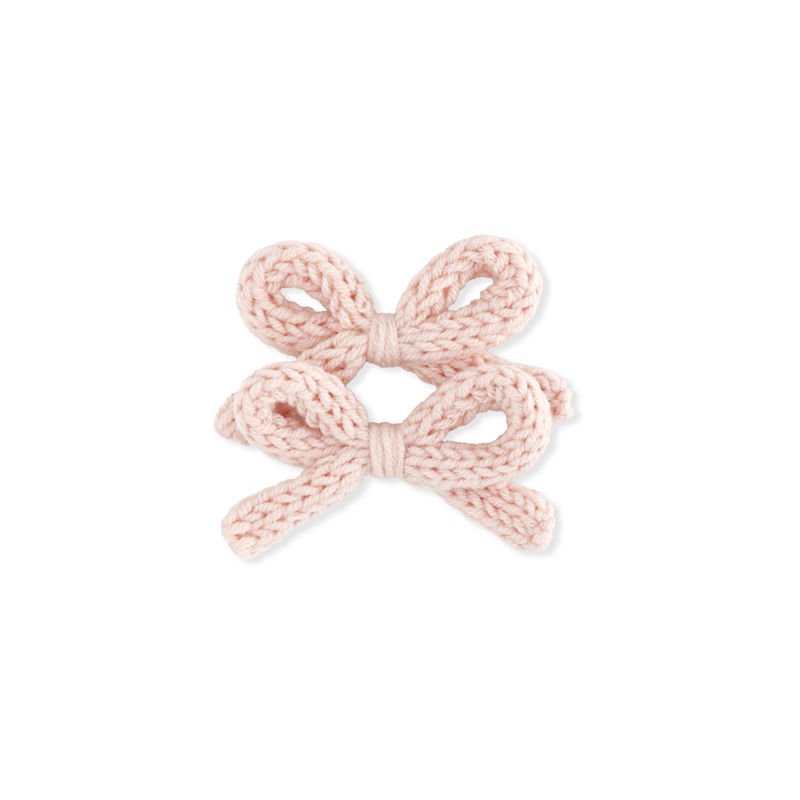 Crochet Ribbon Pigtail Set // Ballerina