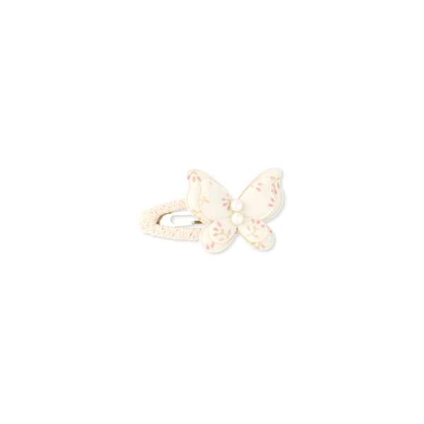 Butterfly Snap Clip // Berry Floral - Pink