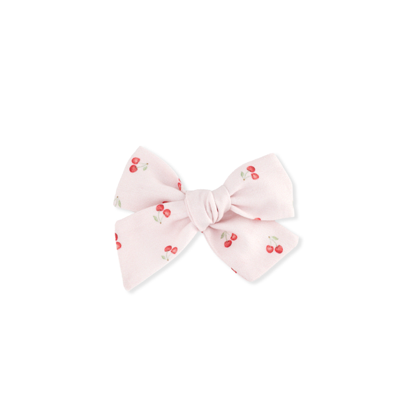 Mini Pinwheel Bow // Cherries