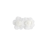 Clip // Chiffon Roses - White