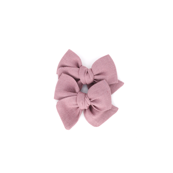 Pinwheel Pigtail Set // Dusky Orchid