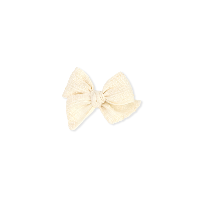 Mini Pinwheel Bow // Eggnog