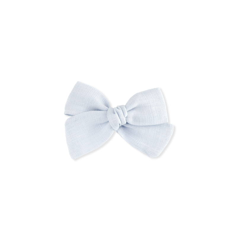 Mini Pinwheel Bow // Mist