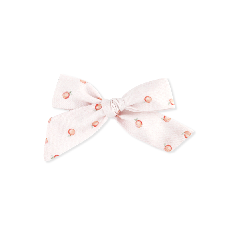 Large Schoolgirl Bow // Peaches