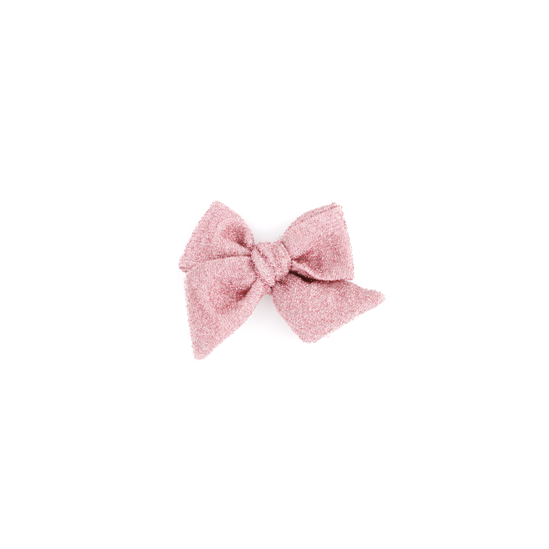 Mini Pinwheel Bow // Tinsel Pink