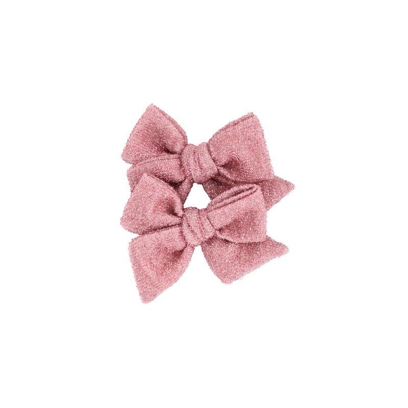 Pinwheel Pigtail Set // Tinsel Pink